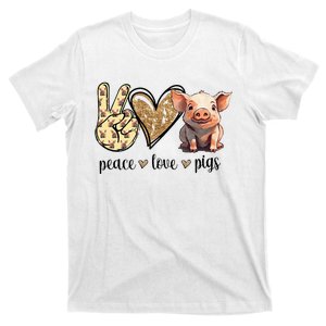 Peace Love Pig T-Shirt