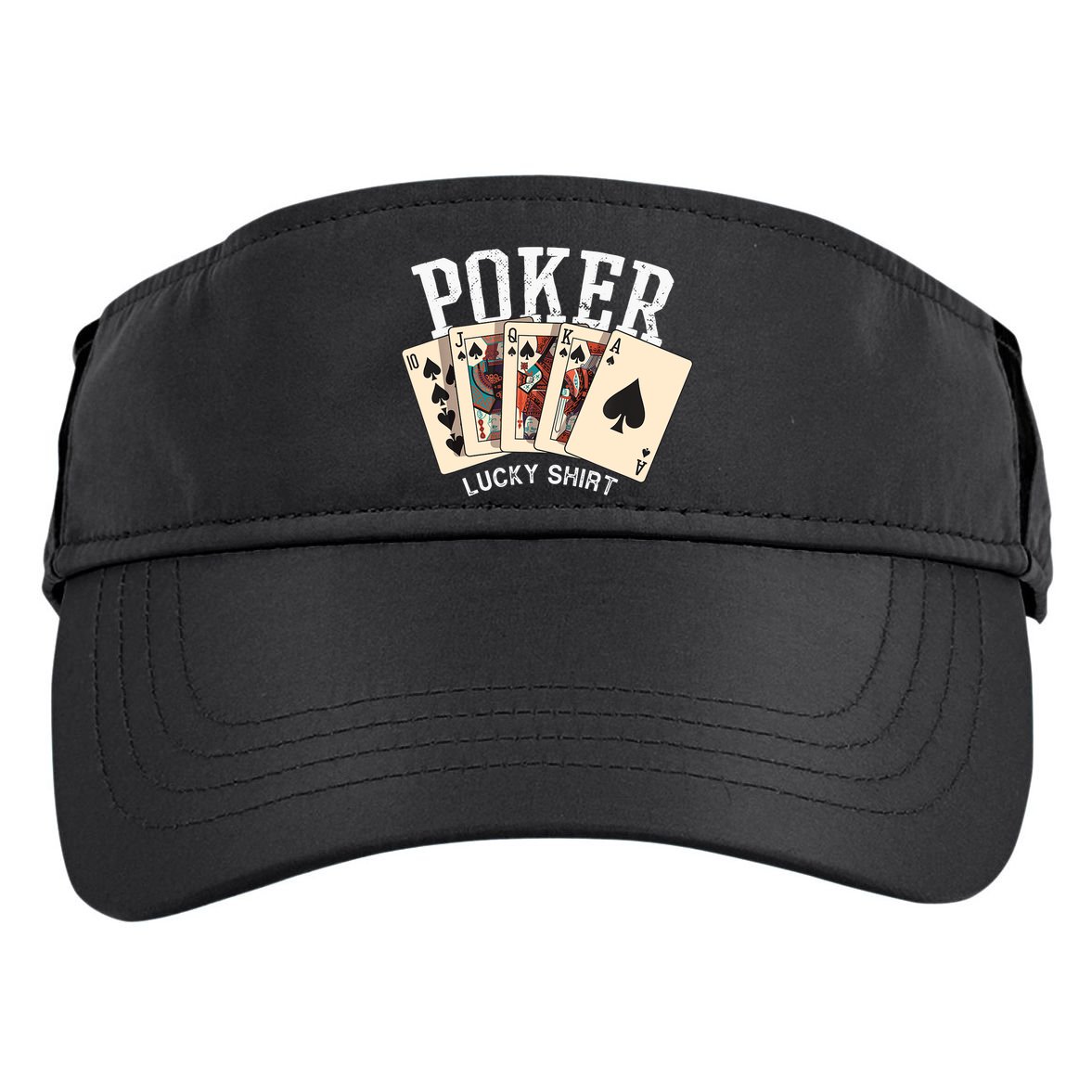 Poker Lucky Poker Player Gambling Funny Poker Adult Drive Performance Visor