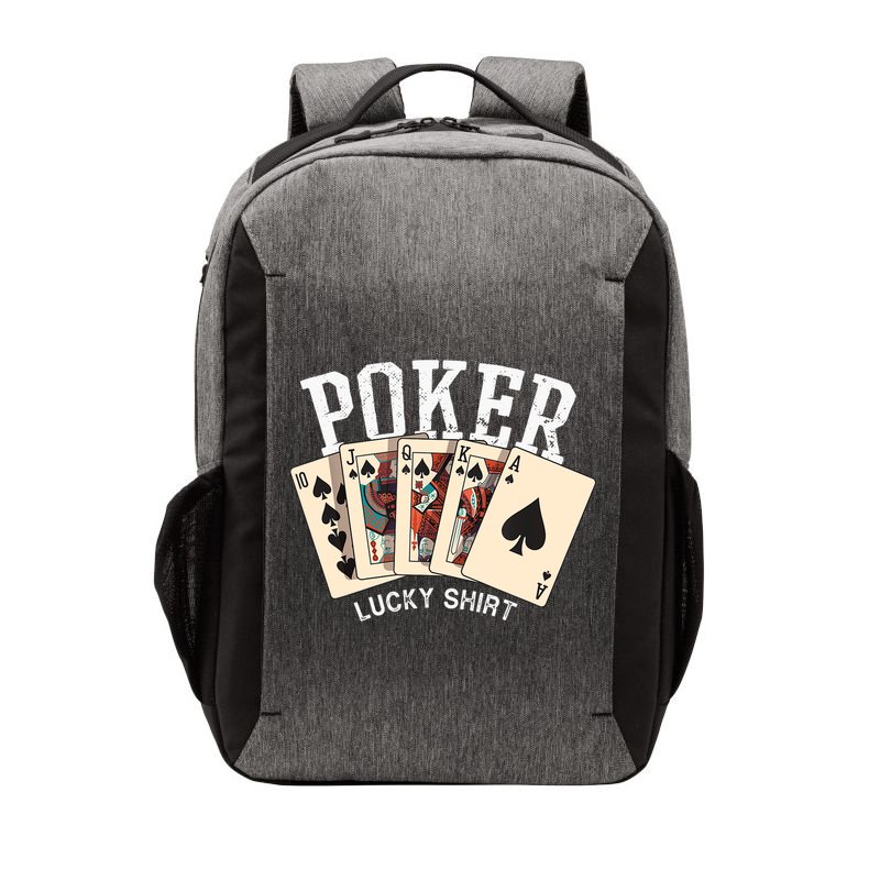 Poker Lucky Poker Player Gambling Funny Poker Vector Backpack