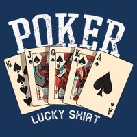 Poker Lucky Poker Player Gambling Funny Poker Long Sleeve Shirt