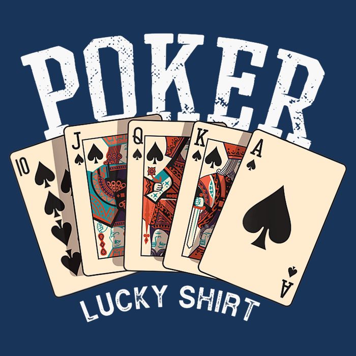 Poker Lucky Poker Player Gambling Funny Poker Long Sleeve Shirt