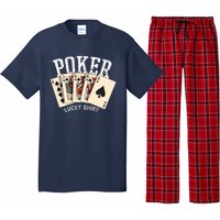 Poker Lucky Poker Player Gambling Funny Poker Pajama Set