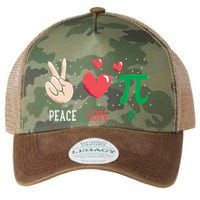 Peace Love Pi Happy Pi Day Funny Pi Day Math Geek Cute Gift Legacy Tie Dye Trucker Hat