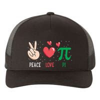 Peace Love Pi Happy Pi Day Funny Pi Day Math Geek Cute Gift Yupoong Adult 5-Panel Trucker Hat