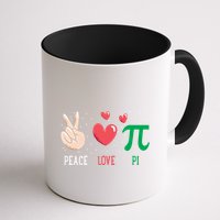 Peace Love Pi Happy Pi Day Funny Pi Day Math Geek Cute Gift Mug