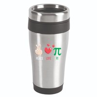 Peace Love Pi Happy Pi Day Funny Pi Day Math Geek Cute Gift 16oz Travel Tumbler