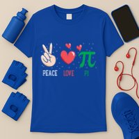 Peace Love Pi Happy Pi Day Funny Pi Day Math Geek Cute Gift T-Shirt