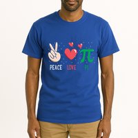 Peace Love Pi Happy Pi Day Funny Pi Day Math Geek Cute Gift Tall T-Shirt
