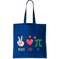 Peace Love Pi Happy Pi Day Funny Pi Day Math Geek Cute Gift Bag