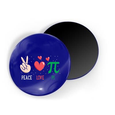 Peace Love Pi Happy Pi Day Funny Pi Day Math Geek Cute Gift Magnet