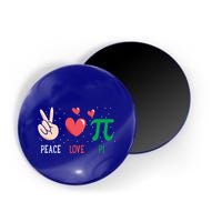 Peace Love Pi Happy Pi Day Funny Pi Day Math Geek Cute Gift Magnet