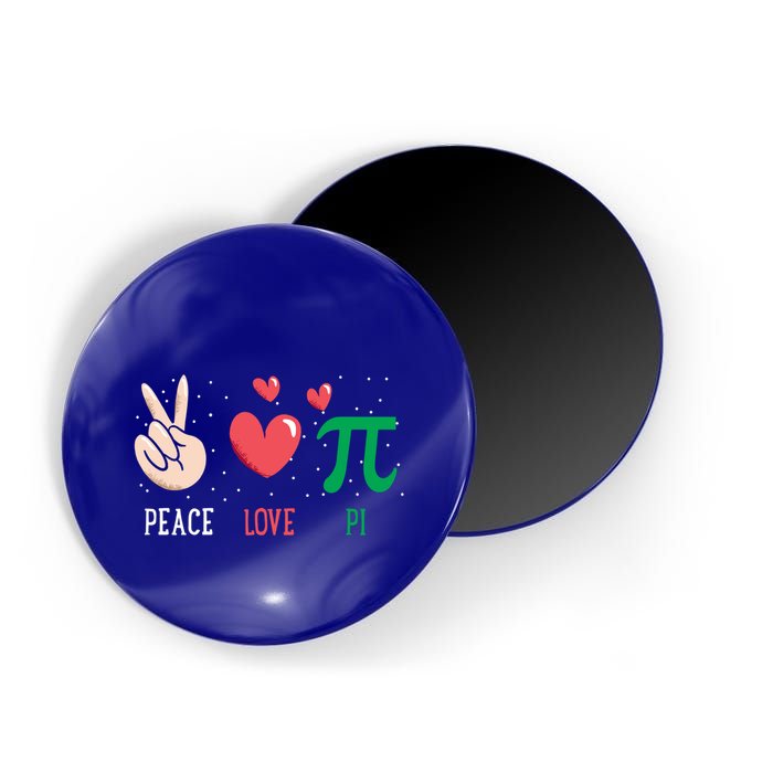 Peace Love Pi Happy Pi Day Funny Pi Day Math Geek Cute Gift Magnet
