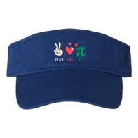 Peace Love Pi Happy Pi Day Funny Pi Day Math Geek Cute Gift Visor