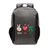 Peace Love Pi Happy Pi Day Funny Pi Day Math Geek Cute Gift Vector Backpack