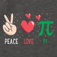 Peace Love Pi Happy Pi Day Funny Pi Day Math Geek Cute Gift Vector Backpack