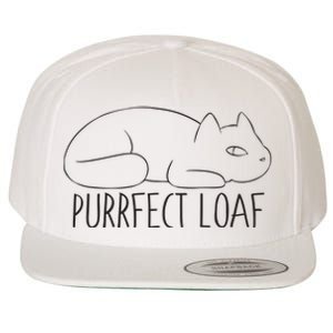 Purrfect Loaf Wool Snapback Cap