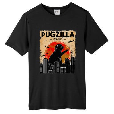 Pug Lover Pugzilla Funny Pug Funny Dog  Tall Fusion ChromaSoft Performance T-Shirt