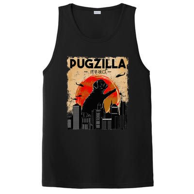 Pug Lover Pugzilla Funny Pug Funny Dog  PosiCharge Competitor Tank