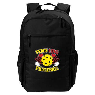 Peace Love Pickleball Sport Gift Pickleball Player Backpack