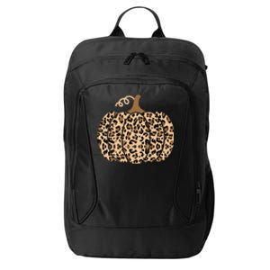 Pumpkin Leopard Print For N Girls City Backpack