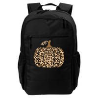 Pumpkin Leopard Print For N Girls Daily Commute Backpack