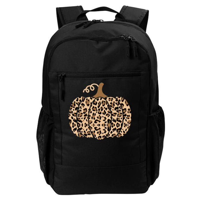 Pumpkin Leopard Print For N Girls Daily Commute Backpack