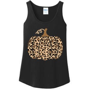 Pumpkin Leopard Print For N Girls Ladies Essential Tank