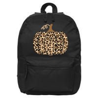 Pumpkin Leopard Print For N Girls 16 in Basic Backpack