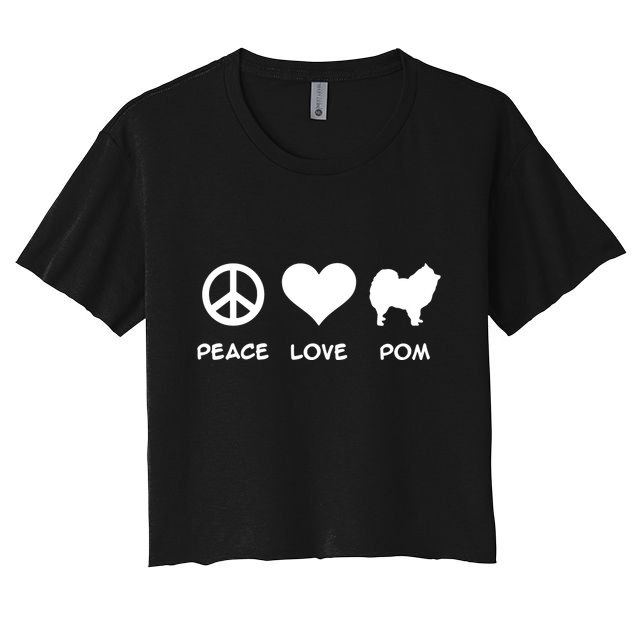 Peace Love Pomeranian Crop Top