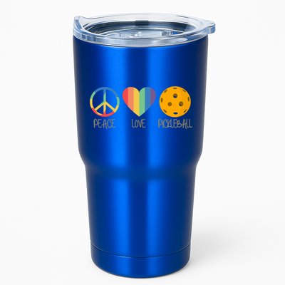 Peace Love Pickleball Gift Tumbler