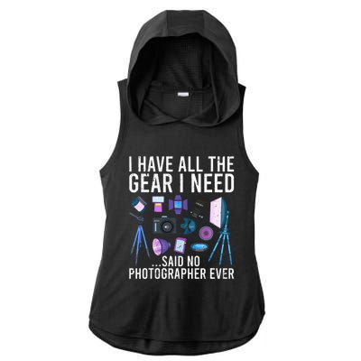 Photography Lover Photographer Photography Ladies PosiCharge Tri-Blend Wicking Draft Hoodie Tank