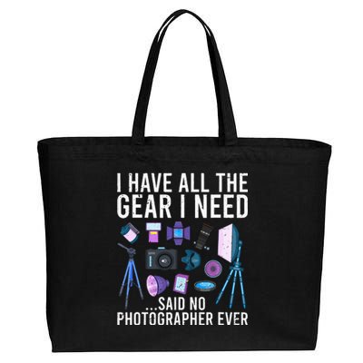 Photography Lover Photographer Photography Cotton Canvas Jumbo Tote