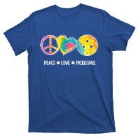 Peace Love Pickleball Funny Pickleball Tie Dye Great Gift T-Shirt