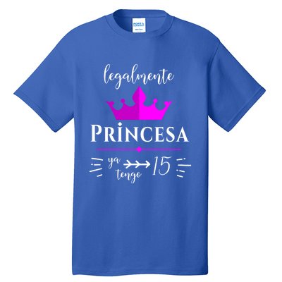 Princesa Latina Quince Birthday Quinceanera Cute Gift Tall T-Shirt