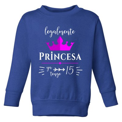 Princesa Latina Quince Birthday Quinceanera Cute Gift Toddler Sweatshirt