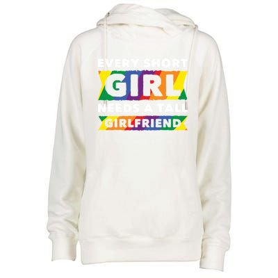 Proud Lesbian Queer Pride Month Gift Lgbt Gift Womens Funnel Neck Pullover Hood