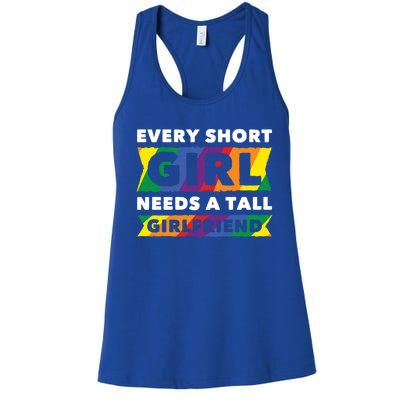 Proud Lesbian Queer Pride Month Gift Lgbt Gift Women's Racerback Tank