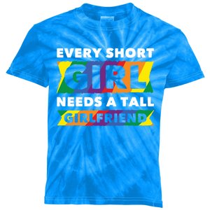 Proud Lesbian Queer Pride Month Gift Lgbt Gift Kids Tie-Dye T-Shirt