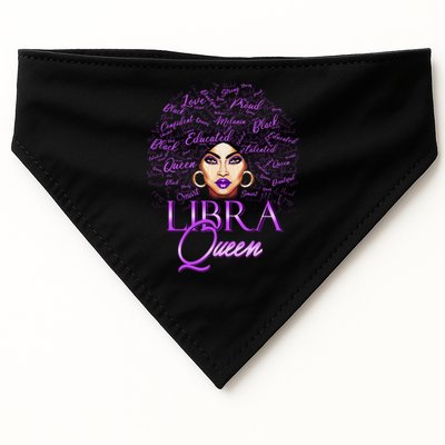 Purple Libra Queen Lady September Birthday Gift USA-Made Doggie Bandana