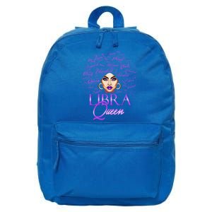 Purple Libra Queen Lady September Birthday Gift 16 in Basic Backpack