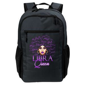 Purple Libra Queen Lady September Birthday Gift Daily Commute Backpack