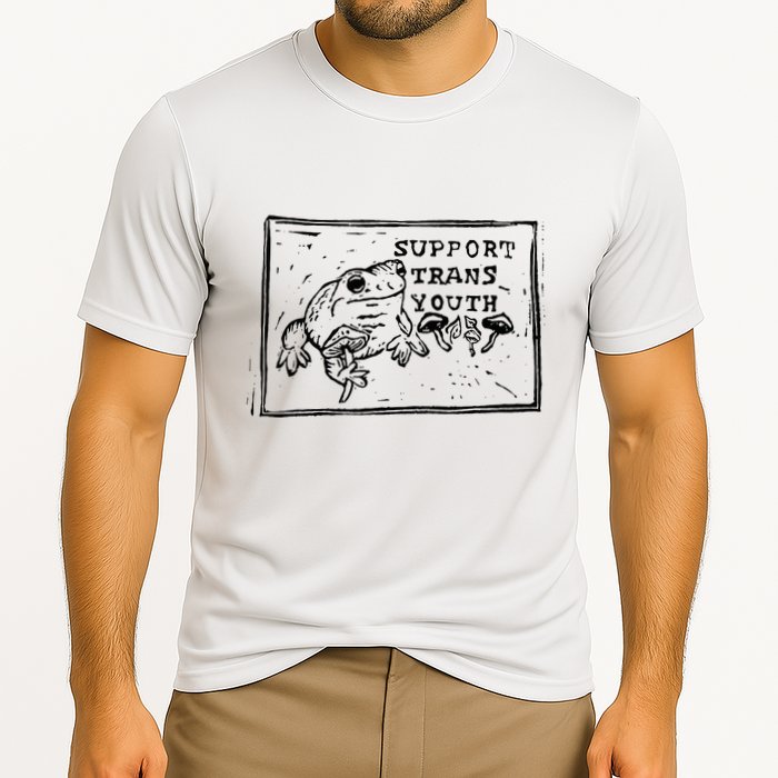 Protect Lgbt Quote Cooling Performance Crew T-Shirt
