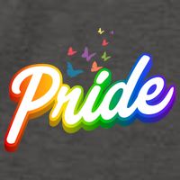 Pride Logo Rainbow Butterflies  Vector Backpack