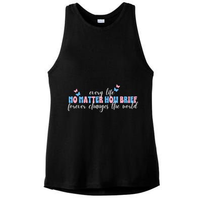 Pregnancy Loss Remembrance No Matter How Brief For Wo Mom Ladies PosiCharge Tri-Blend Wicking Tank
