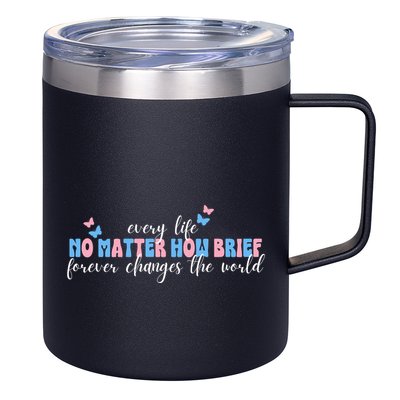 Pregnancy Loss Remembrance No Matter How Brief For Wo Mom 12oz Stainless Steel Coffee Mug