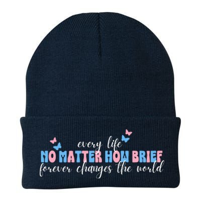 Pregnancy Loss Remembrance No Matter How Brief For Wo Mom Knit Cap Winter Beanie