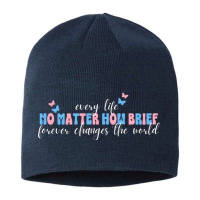 Pregnancy Loss Remembrance No Matter How Brief For Wo Mom Sustainable Beanie