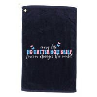 Pregnancy Loss Remembrance No Matter How Brief For Wo Mom Golf Towel