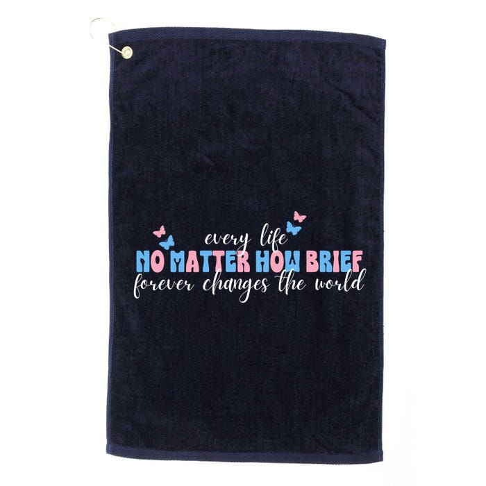 Pregnancy Loss Remembrance No Matter How Brief For Wo Mom Golf Towel