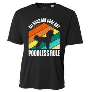 Poodle Love Retro Vibe Cooling Performance Crew T-Shirt